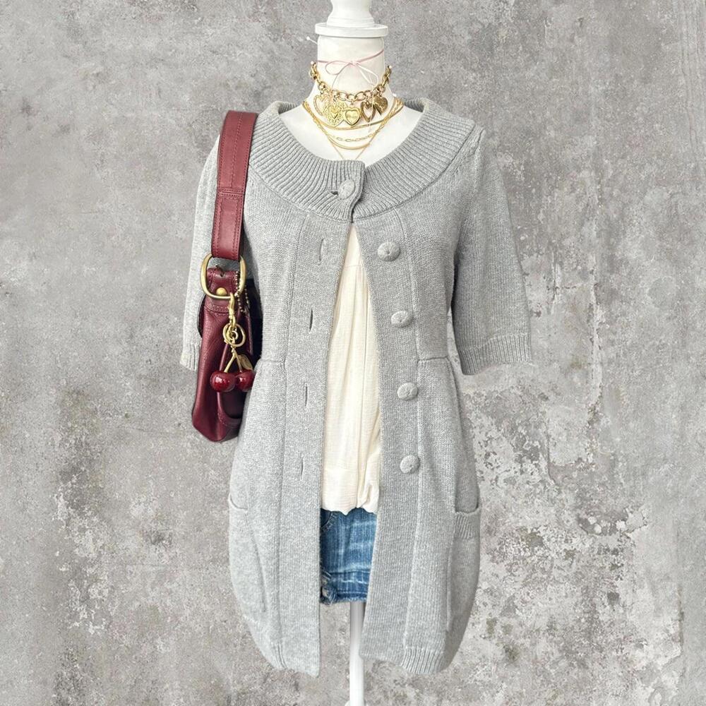 Banana Republic Women's Grey Cardigan